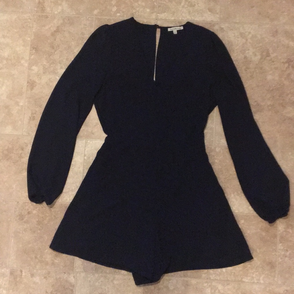 Navy Blue Romper